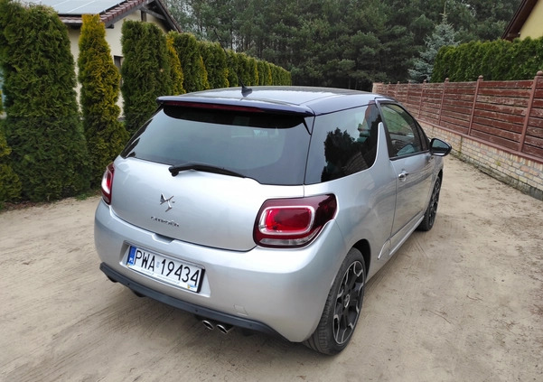 Citroen DS3 cena 21900 przebieg: 156832, rok produkcji 2013 z Wągrowiec małe 56